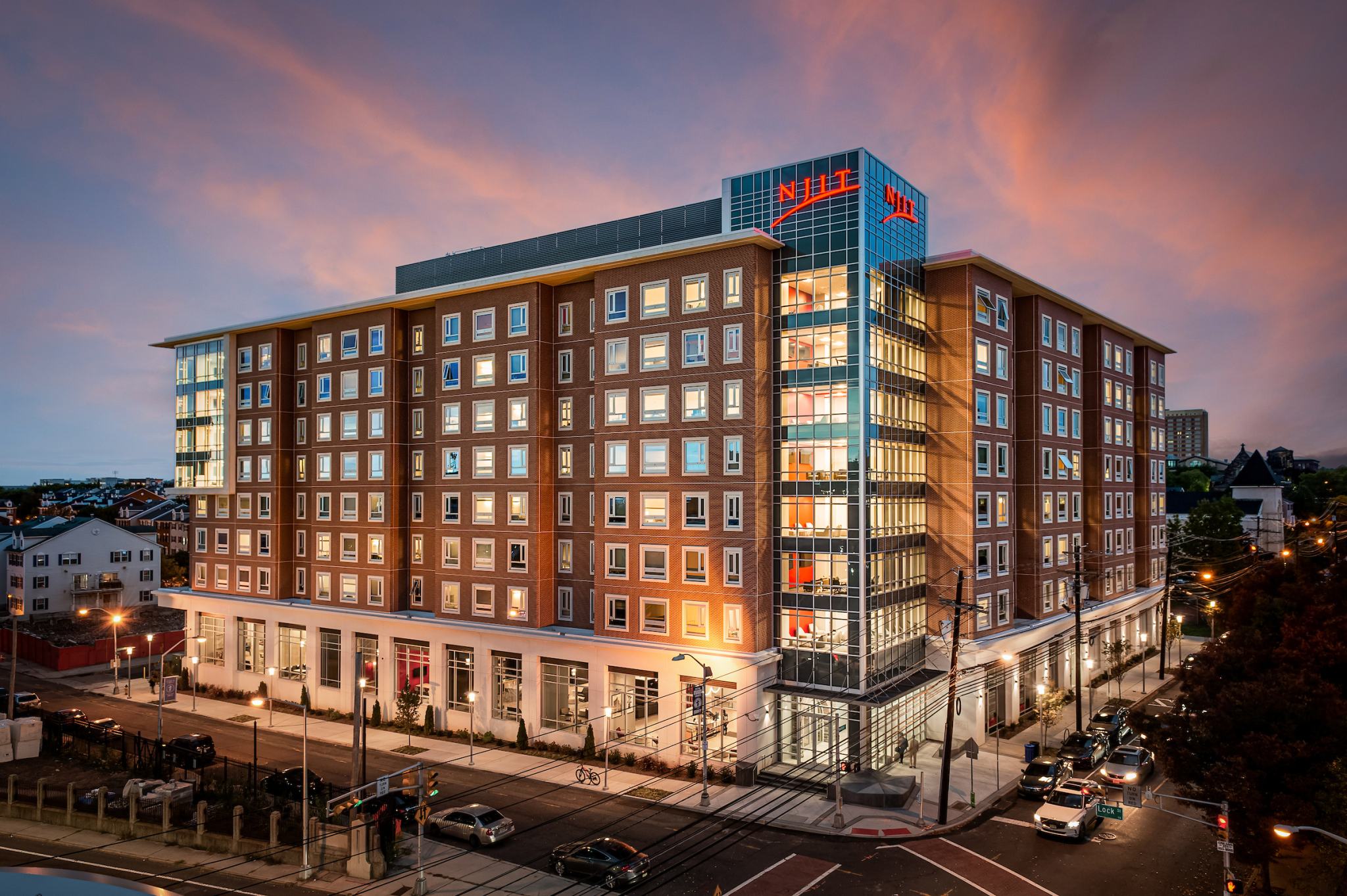 NJIT student housing exterior shot